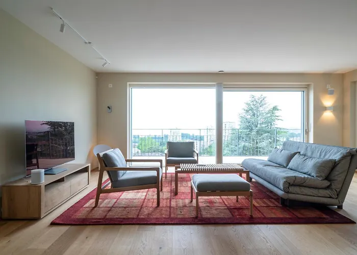 Lägenhet Contemporary Penthouse With Cinema And Breath-taking Lakeview Lausanne